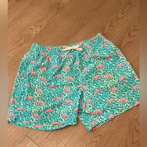 Chubbies Swim Trunks w/Flamingo print size L